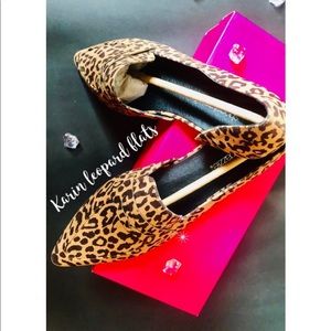 Show dazzle Karin leopard flats